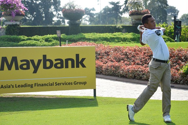 IN THE LEAD: Kenneth De Silva kept cool in the scorching weather to shoot a 73 on the opening day of the Maybank Malaysian Open National Qualifiers.
