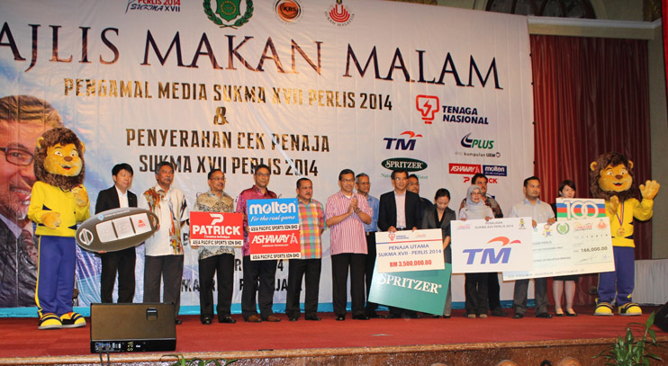 The Perlis Government has received RM5.5 million in sponsorships from various corporations for the 17th Sukan Malaysia (Sukma).