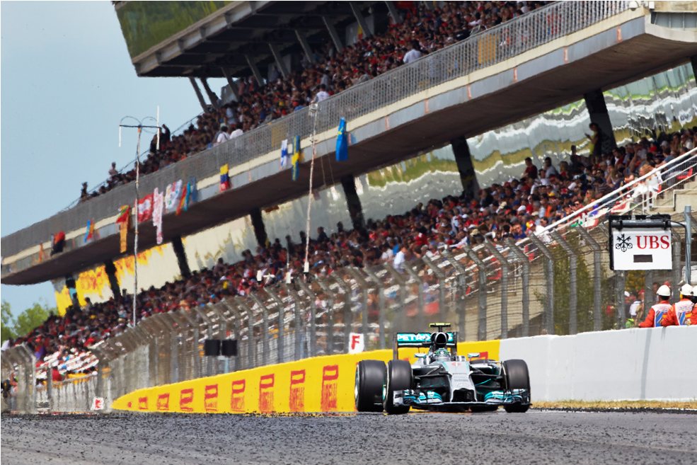 Another Mercedes One-Two in Spain