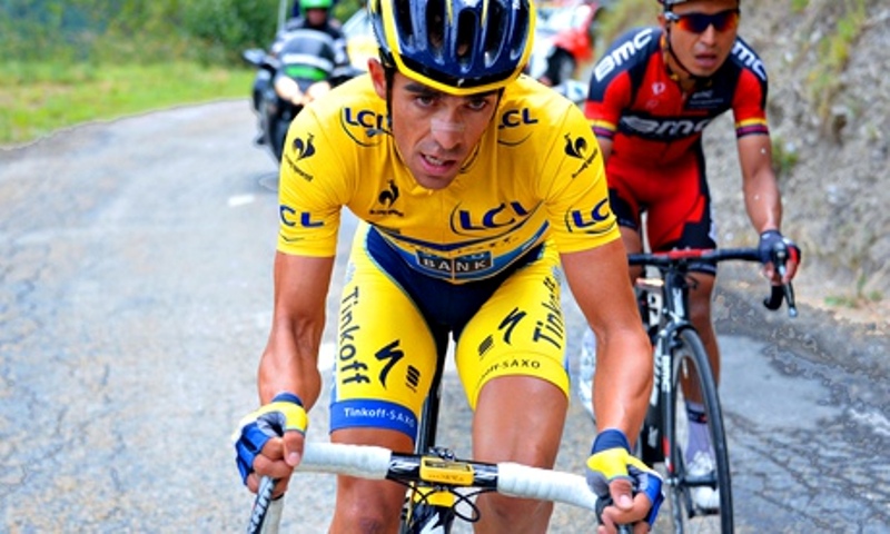 Contador closes on Tour of Spain treble by winning 20th stage