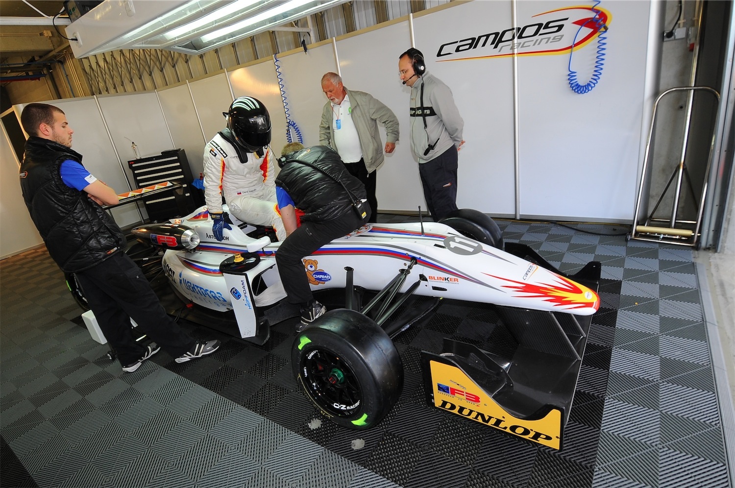 Nagulin stepped up to European F3 Open Championship with Campos Racing in 2012.
