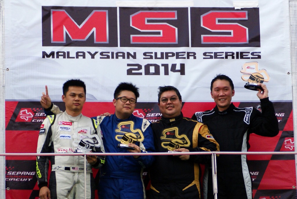 Malaysians Chris Tan and Alan Wong combined effectively in the Touring Production category to claim the chequered flag in a closely contested encounter during Round 4 of the Malaysian Super Series at the Sepang International Circuit today.