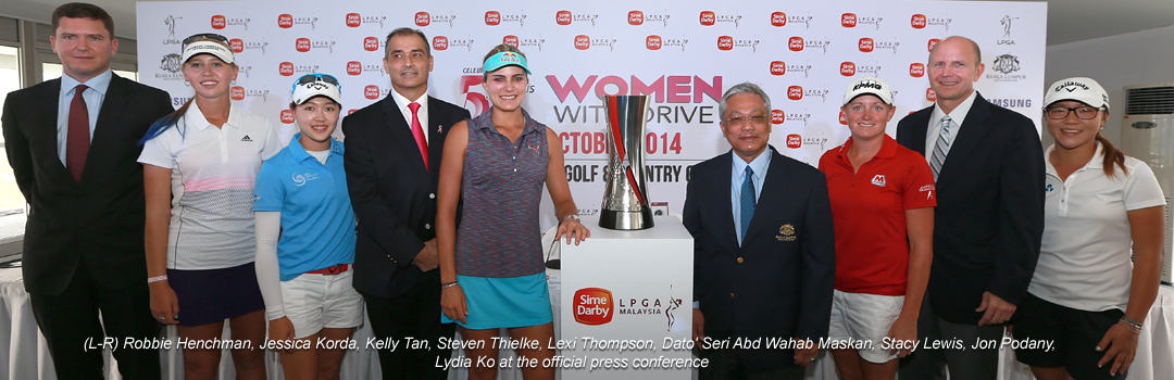 Players ready for action at official opening of the Sime Darby LPGA Malaysia 2014