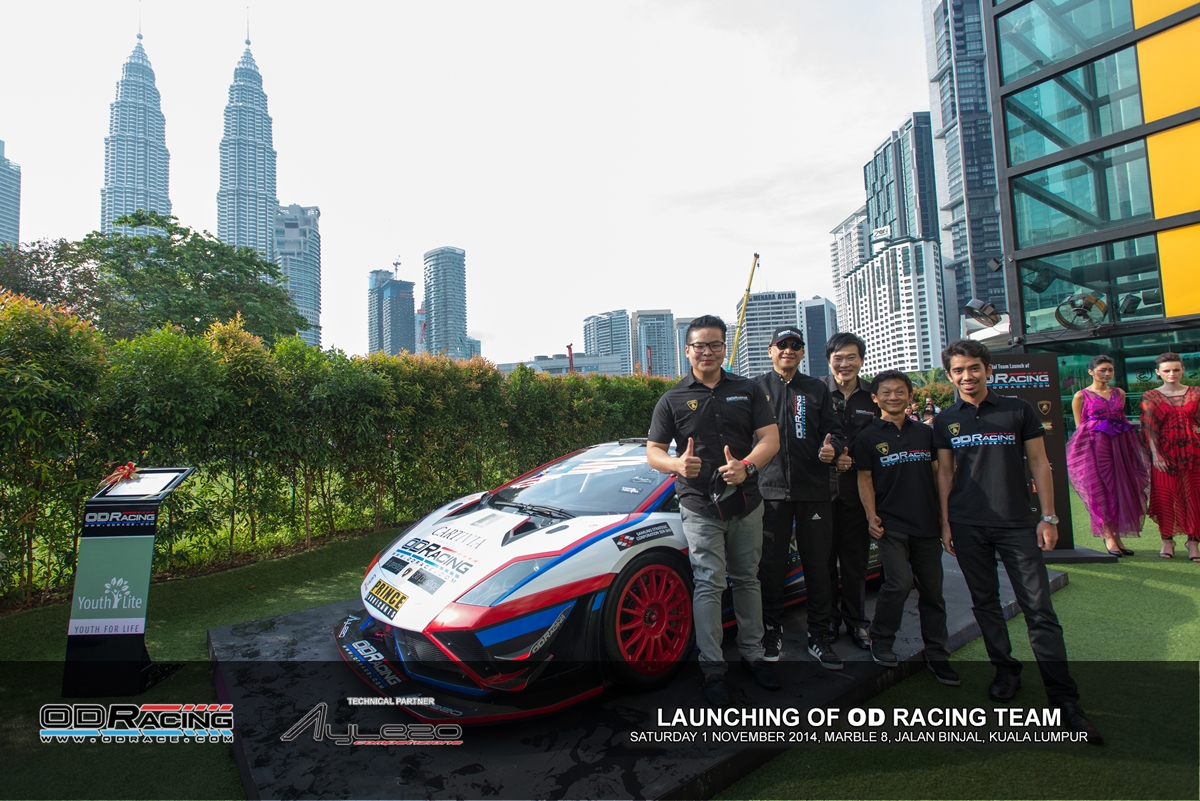 OD Racing team, a team founded, run and funded by racing enthusiasts focusing on local talents, was officially launched today in Kuala Lumpur.
