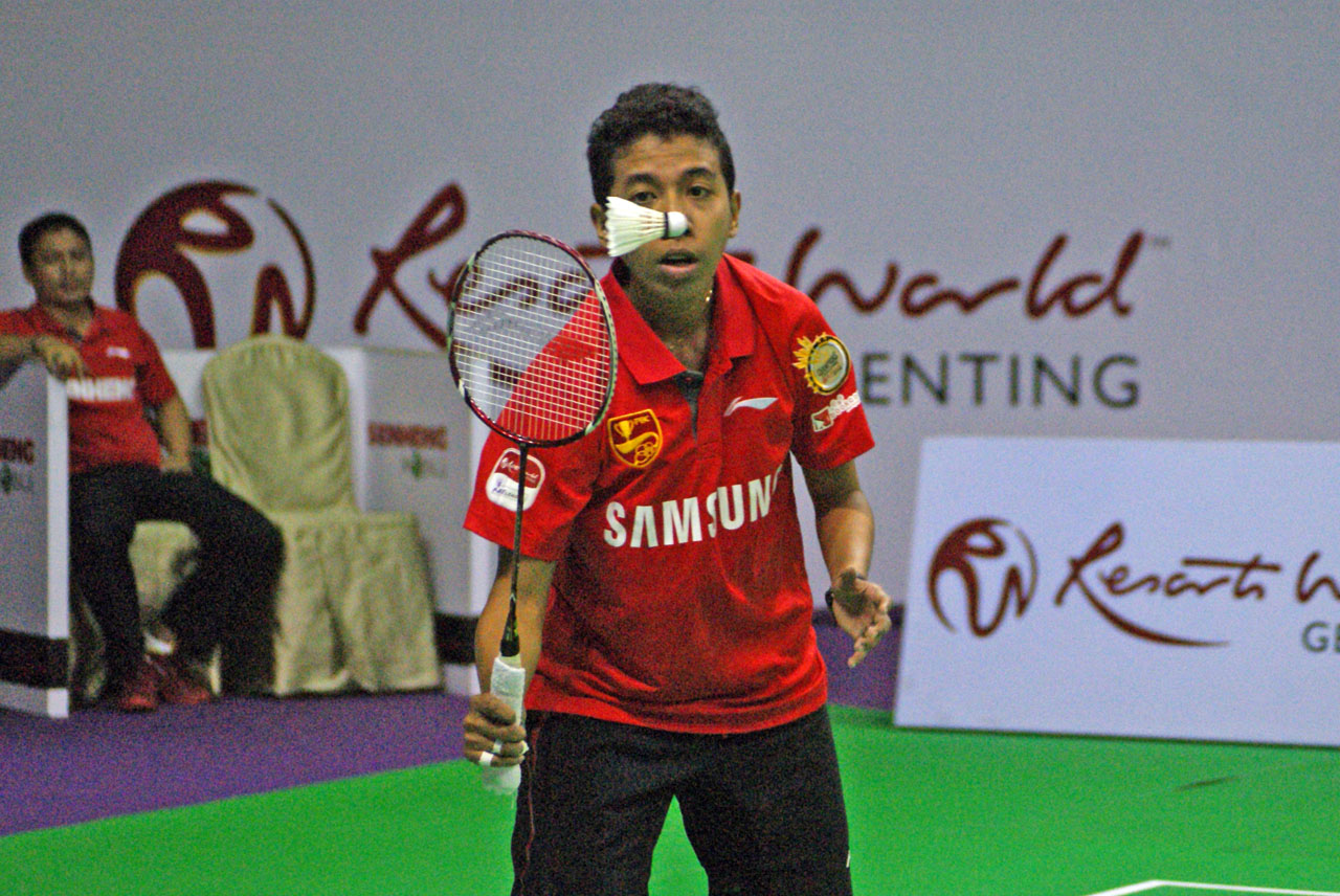 Petaling BC's World Ranked No 72 Elisabeth Purwaningtyas in action during Resorts World Genting Champions Challenge 2016.