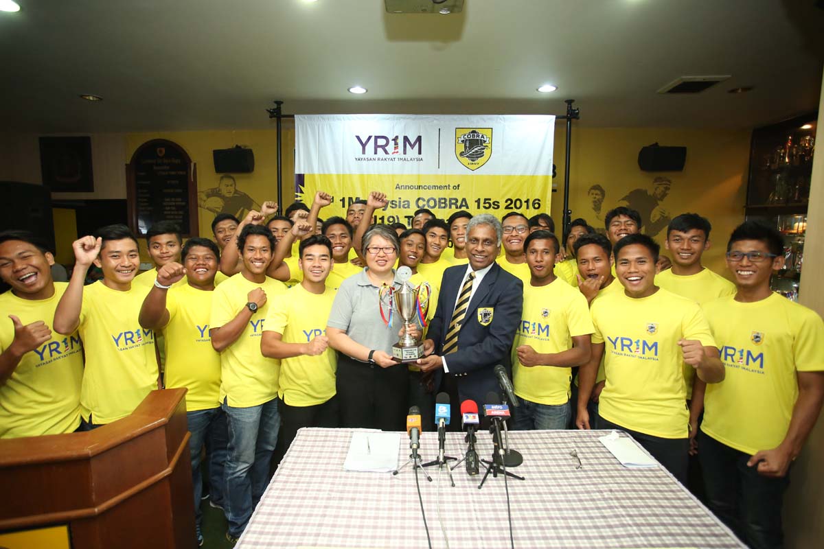 The 1Malaysia COBRA U-19s Rugby Tournament, is the highlight of rugby competition at the U-19s level and is part of the 1Malaysia COBRA Rugby Youth Development Programme that was launched in the third quarter of 2014.