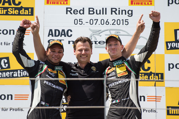 The first appearance of Grasser Racing Team in the ADAC GT Masters (Red Bull Ring 2015) was rewarded with a victory in the second race.
