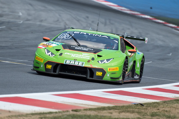 Grasser Racing Team with Lamborghini Huracan GT3 at ADAC GT Masters (Red Bull Ring).