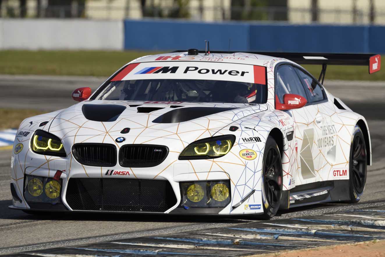 Maiden pole position for the BMW M6 GTLM in Sebring