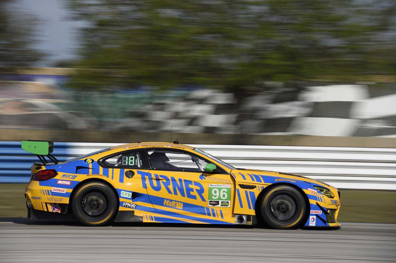  IMSA WeatherTech SportsCar Championship, 64th Annual Mobil 1 Twelve Hours of Sebring Fueled by Fresh From Florida, Sebring International Raceway, Sebring, FL (USA). Bret Curtis (USA), Jens Klingman (DEU), Ashley Freiburg (USA), No 96, Turner Motorsport, BMW M6 GT3.