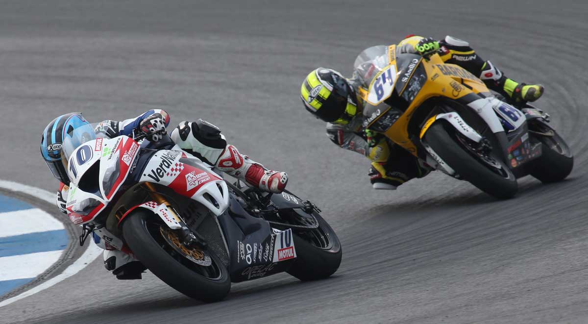 Orelac Racing VerdNatura’s Fahmi Khairuddin took a superb seventh place in the second round of the World Supersport Championship at Chang International Circuit.