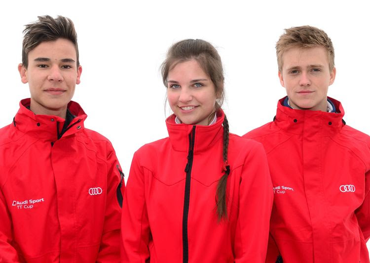 Audi offers the talents individual training programs including driver training sessions on ice and provides them with advice on athletic activities and nutrition.