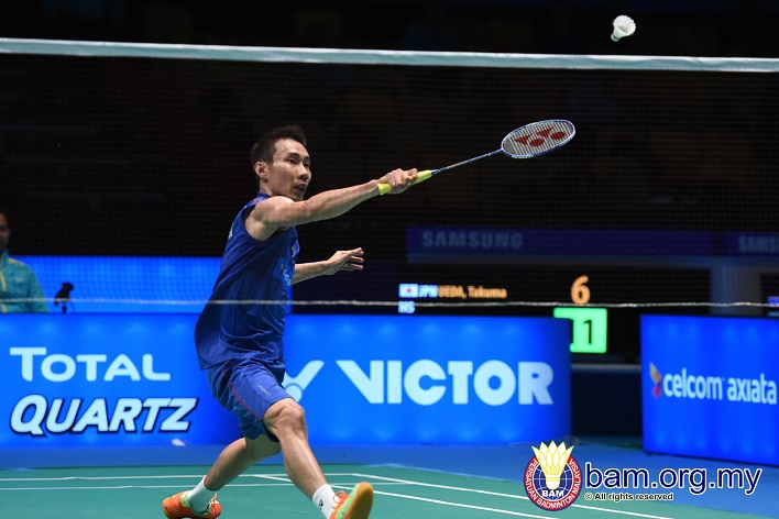 Winning start for Chong Wei in Celcom Axiata Malaysia Open