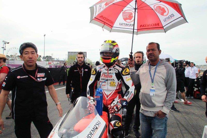 Pawi, who had started the race from ninth on the grid made a fantastic start and chased the leading group in opening laps.