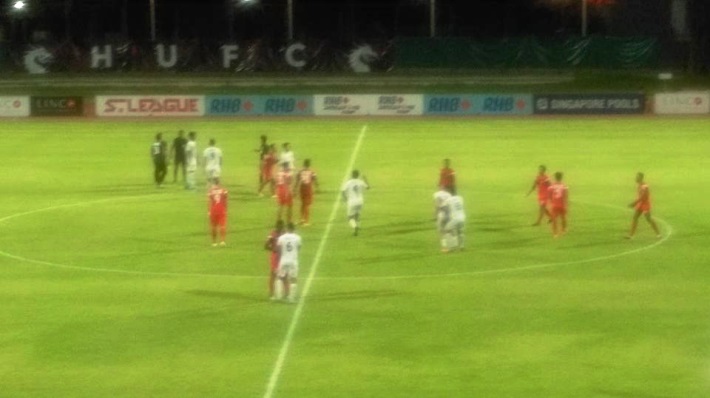Drama at Bishan Stadium