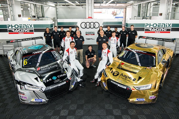 Audi R8 LMS Cup drivers compete in GT Asia Series