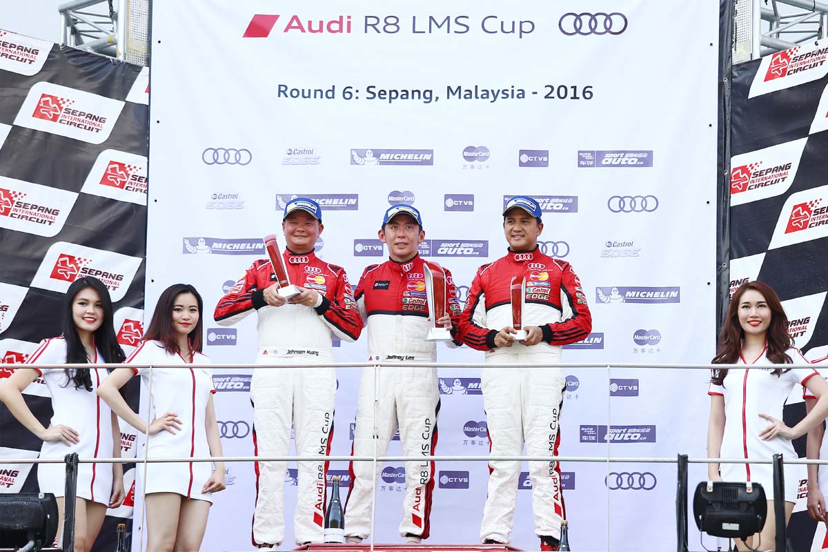 Round 6 AM podium.