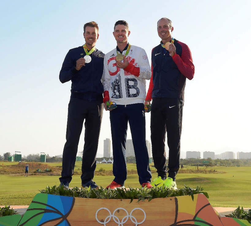 Henrik Stenson, Justin Rose, Matt Kuchar. Photo IGF