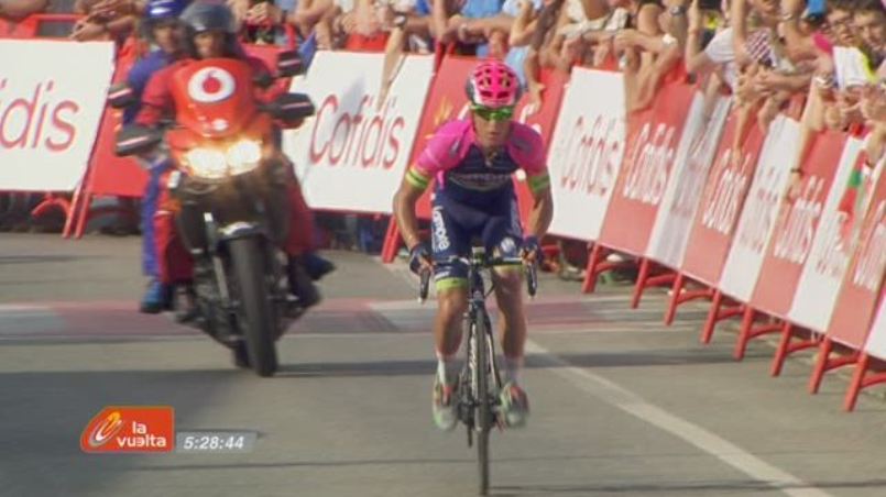 Italian Conti takes Vuelta 13th stage