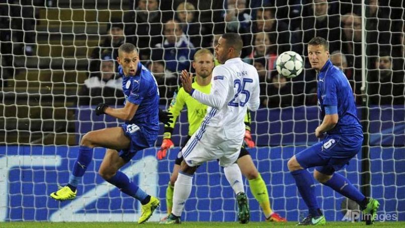 Mahrez takes Leicester closer to last 16, Madrid win big