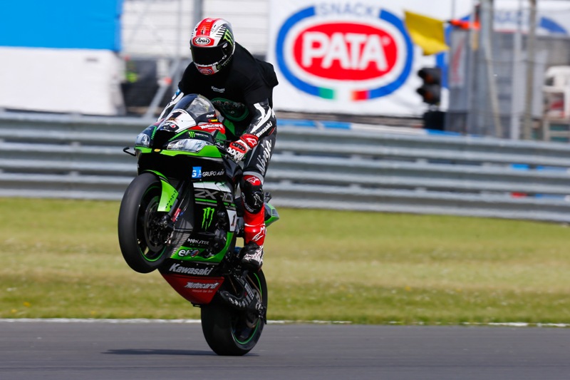 Rea secures 100th Kawasaki win in tense race two