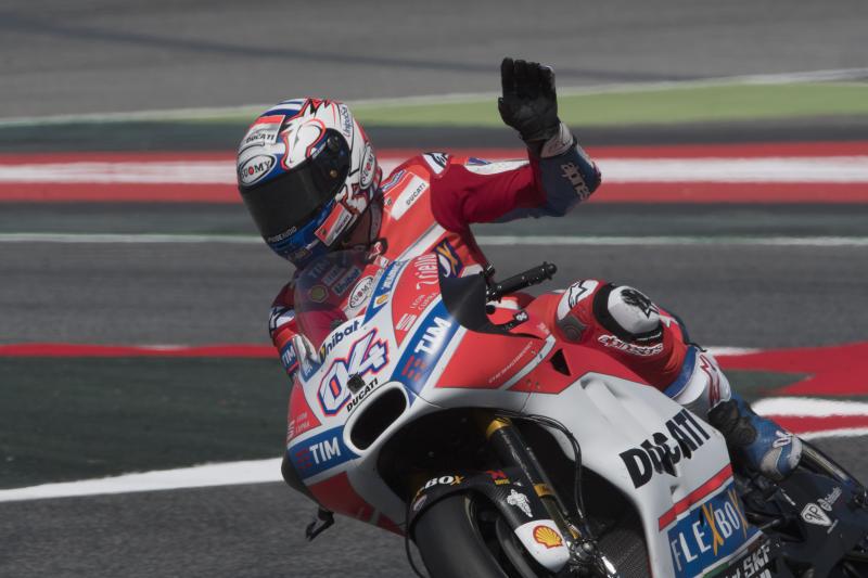 Dovizioso stays cool to win scorching Catalan GP