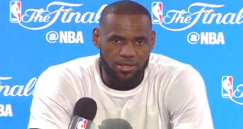 Racism ‘part of America,’ James says after vandalism