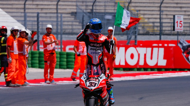 Marvelous Melandri takes 100th Italian victory at Misano