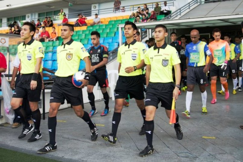 FAS: Referees Dept. in cleaner’s room at Jalan Besar Stadium