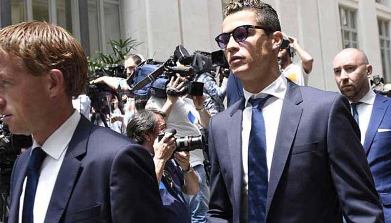 Ronaldo appears in court over tax evasion claims