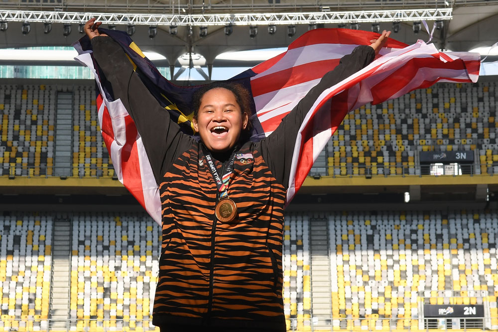 29th SEA Games KL2015 Olahraga Baling Tukul Besi Wanita - Grace Xiu Mei
