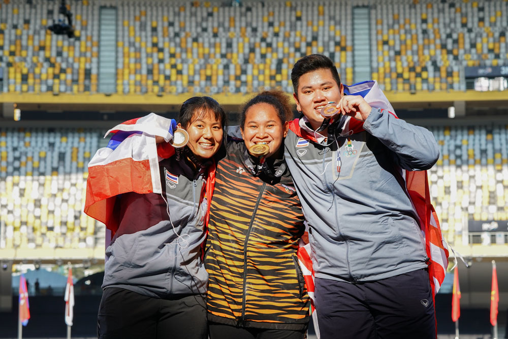 29th SEA Games KL2015 Olahraga Baling Tukul Besi Wanita - Pemenang Pingat