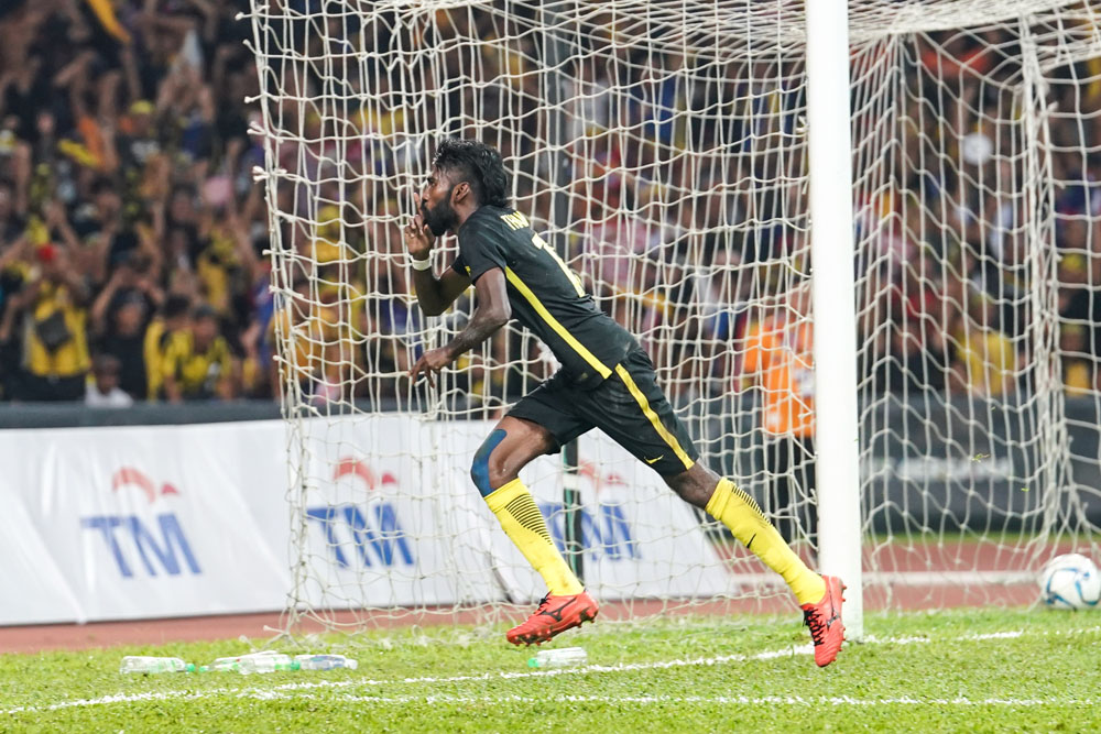 29th SEA Games KL2017 Men Football - Malaysia vs Myanmar - N Thanabalan