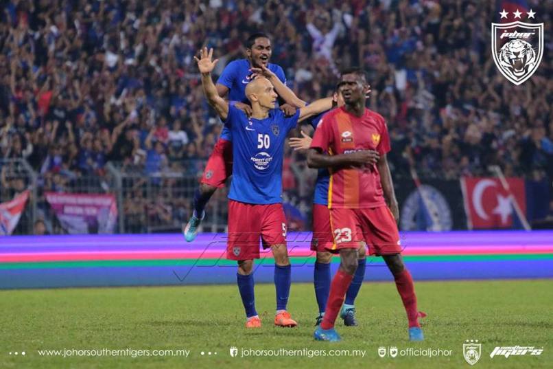 JDT juarai Liga Super walaupun tewas kepada Selangor