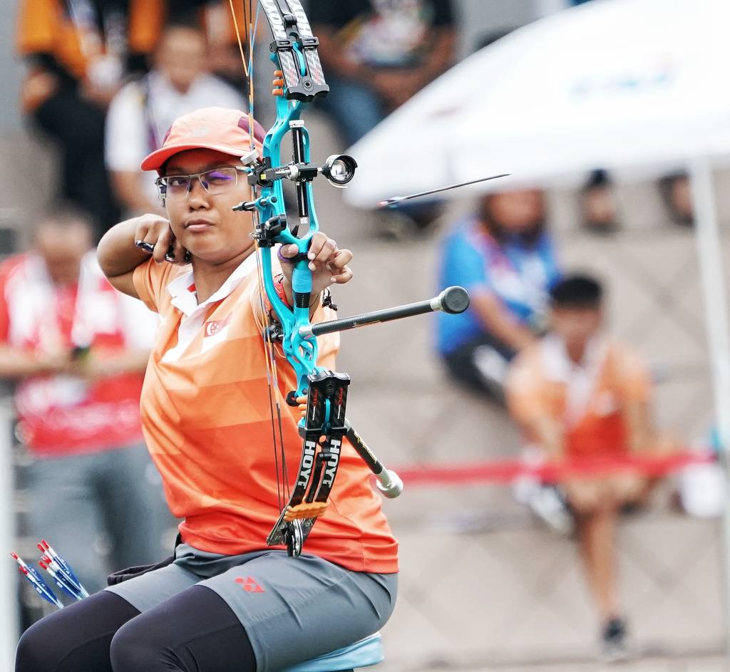 9th ASEAN Para Games KL2017 - Archery Individual Compound Open Gold Medallist - Singapore Nur Syahidah Alim
