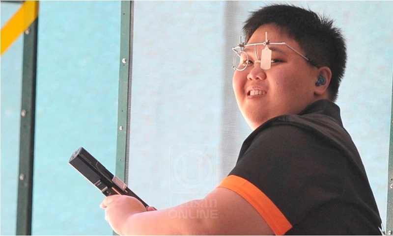 Alia Sazana raih pingat gangsa dalam acara menembak