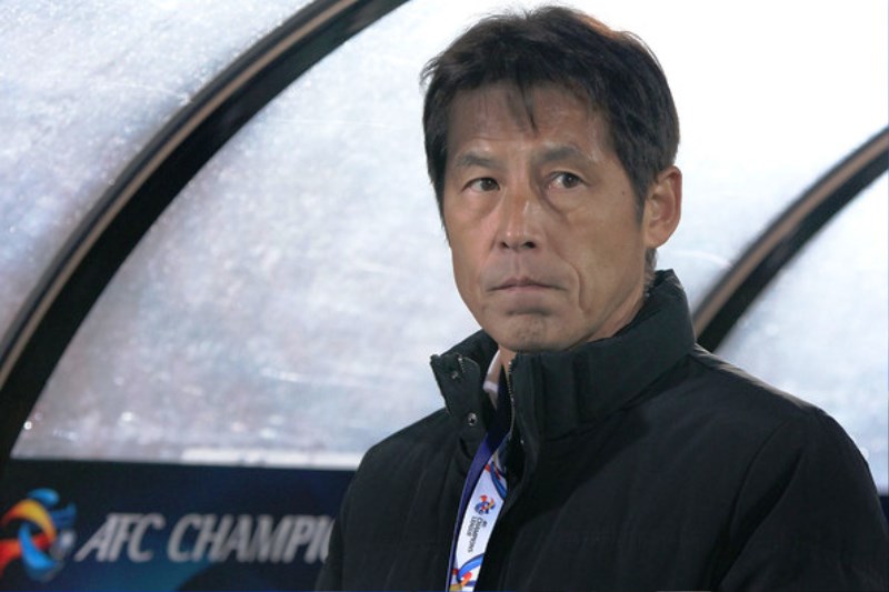 Japan coach Nishino plays safe in shadow World Cup squad