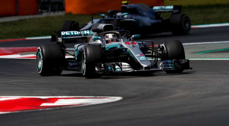 “I needed that,” says selfie-taking Hamilton after record Spanish pole