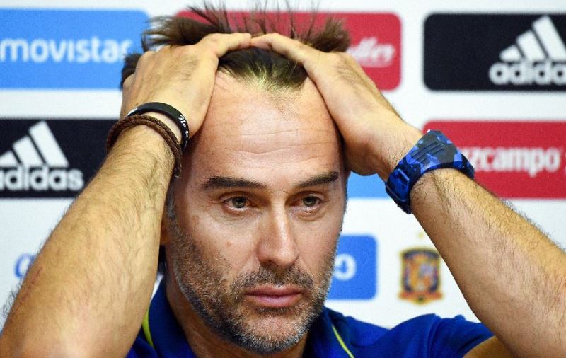 Lopetegui sacked by Spain on eve of World Cup