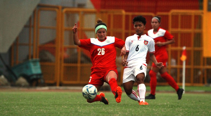 AFF WOMEN’S: Nervous Myanmar pick up first full points