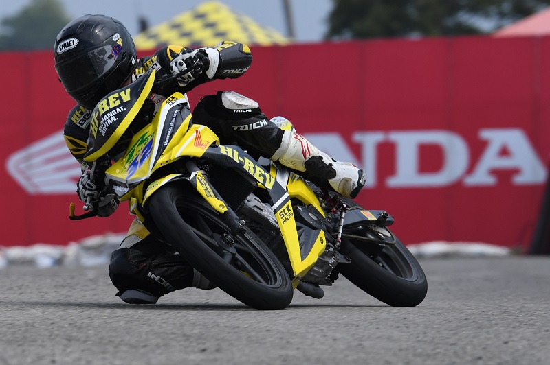 Helmi azam julang Honda ke podium