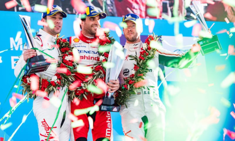 Formula E: double podium for the Audi e-tron FE05