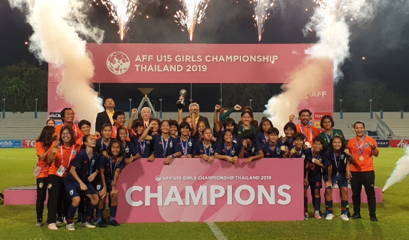 AFF U15 Girls: Third title in a row for Thais