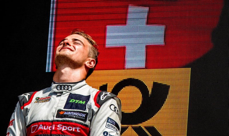 Nico Müller celebrates second DTM victory