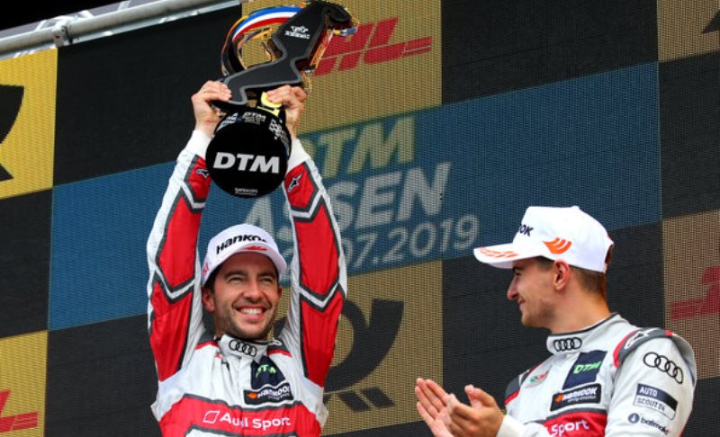 Rockenfeller wins tire battle at Assen